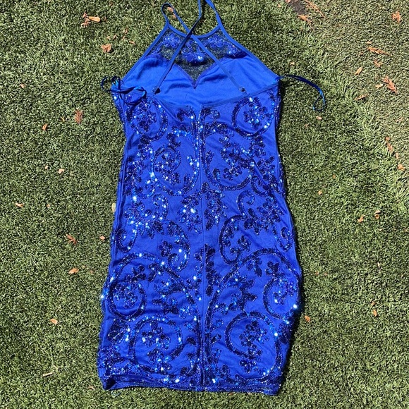 Blue sequin dress 💙✨ - Picture 4 of 4